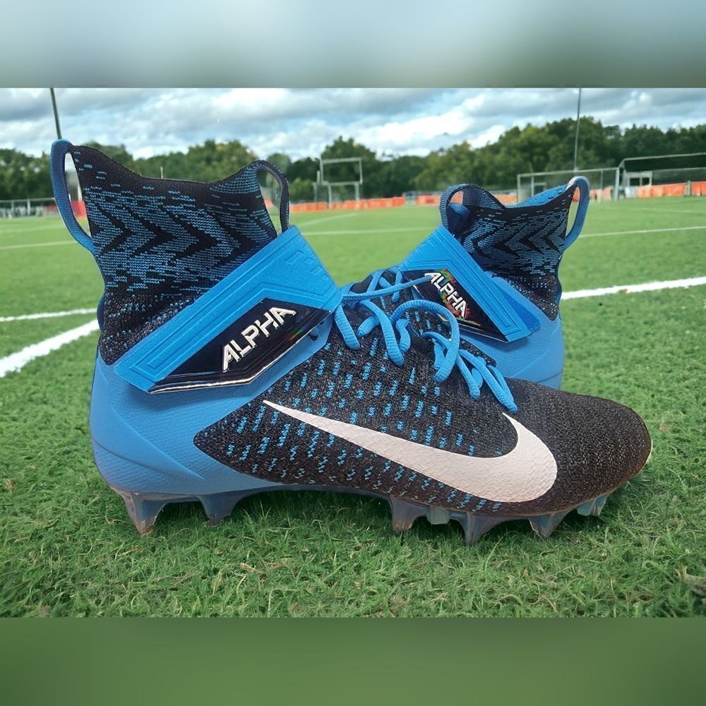 Nike Alpha Menace Elite 2 Football Cleats Men’s Size 12.5 Carolina Panthers